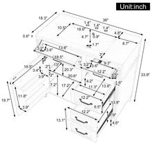 Load image into Gallery viewer, Modern Bathroom Vanity With Sink Top, Flip Drawer Design
