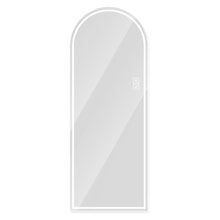 Load image into Gallery viewer, Arch Design LED Full Length Mirror, Dimmable, High Definition, Explosion Proof, 65&quot; X 21&quot; - Silver
