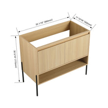 Load image into Gallery viewer, Freestanding Bathroom Vanity &amp; Soft Close Cabinet Doors
