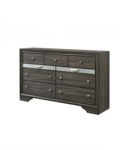 Load image into Gallery viewer, Solid Wood, Nine Drawer Triple Dresser - Gray

