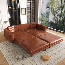 Load image into Gallery viewer, King Size Pull Out Sofa Bed 3 In 1

