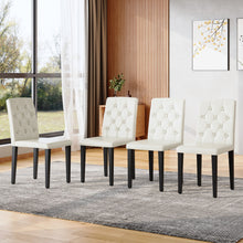 Load image into Gallery viewer, Dining Chairs With Ergonomic Buckle Backrest For Family Dining Rooms

