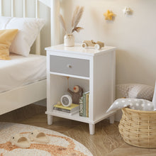 Load image into Gallery viewer, Nightstand With 1 Drawer 1 Shelf
