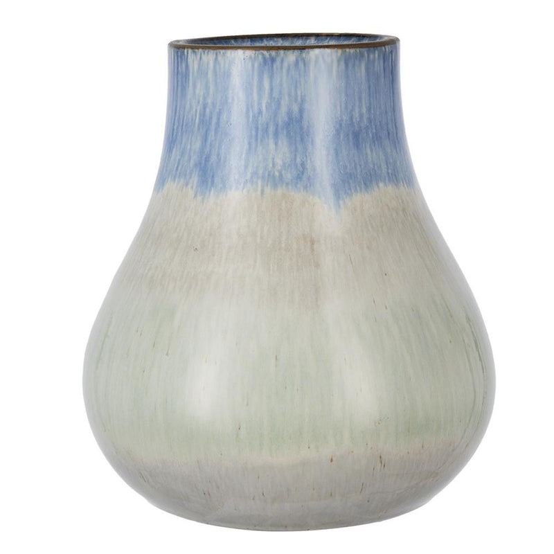 Ombre Round Table Vase - Blue / Gray