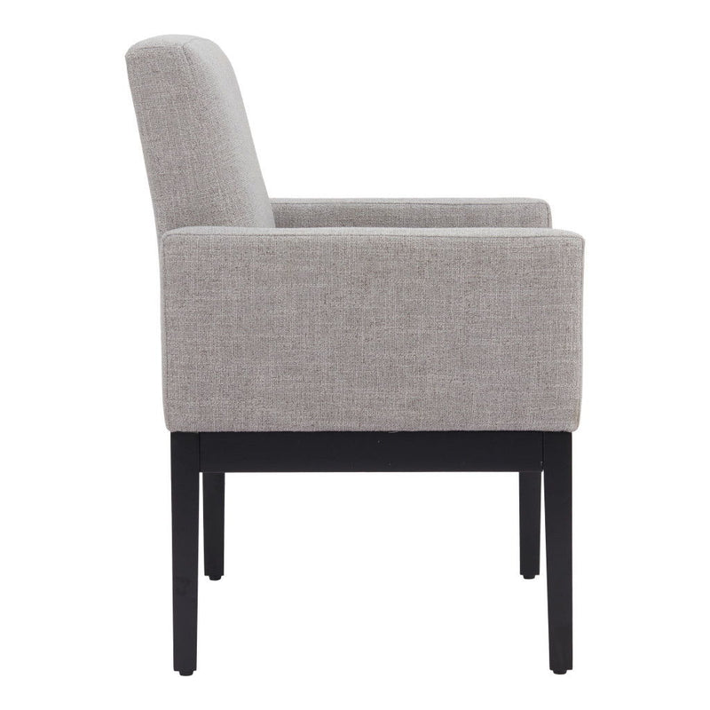 Fabric Dining Arm Chair - Gray