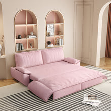 Load image into Gallery viewer, Queen Pull Out Sofa Bed, 3 In 1 Convertible Sleeper Sofa
