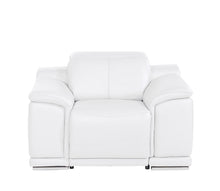 Load image into Gallery viewer, Genuine Leather Wall Hugger Power Recliner With USB - White
