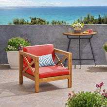 Load image into Gallery viewer, Brava - Mid - Century Modern Club Chair With Water Resistant Cushions
