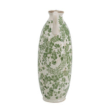 Load image into Gallery viewer, Leaf Amphora Table Vase (574227) - Green / White
