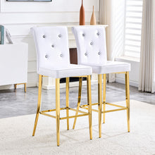 Load image into Gallery viewer, Bar Chairs With Crystal Clasp Design (Set of 2)

