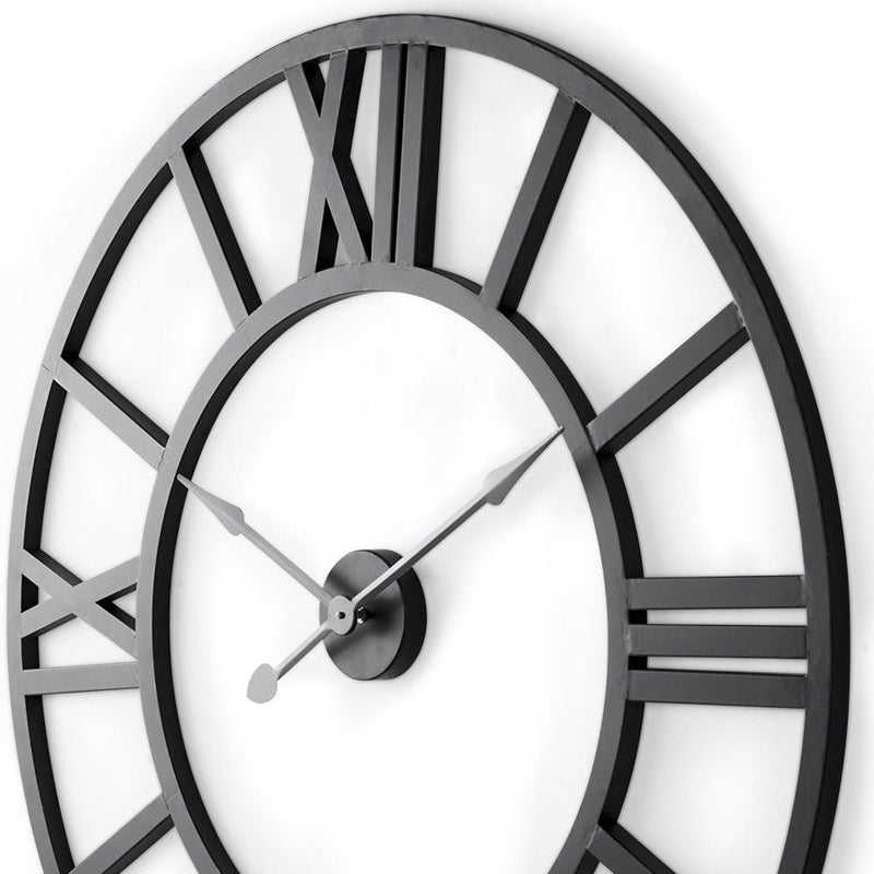 Analog Round Wall Clock (609406) - Black