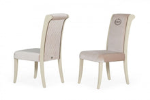 Load image into Gallery viewer, Upholstered Velvet Dining Side Chairs (Set of 2) - Champagne
