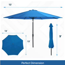 Load image into Gallery viewer, Patio Umbrella With Crank Lift And Tilt, UV-Resistant Canopy
