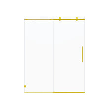 Load image into Gallery viewer, Frameless Single Sliding Soft Close Shower Doors, 5/16" Sgcc Tempered Glass
