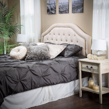 Load image into Gallery viewer, Angelica - Adjustable King / California King Tufted Headboard - Beige
