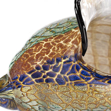 Load image into Gallery viewer, Murano Figurine Tabletop Sculpture - Gold / Blue / Green
