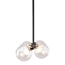 Load image into Gallery viewer, Kitchen Island Six Light Metal Ceiling Light - Black
