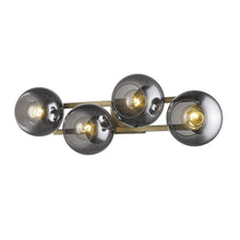 Load image into Gallery viewer, Lunette 4-Light Aged Sconce - Brass
