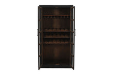 Load image into Gallery viewer, 80" Distressed Solid Wood Bar Cabinet With Two Doors - Dark Gray

