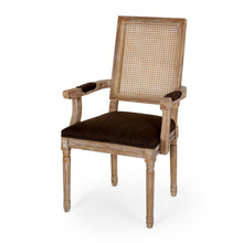 Load image into Gallery viewer, Elegant French Country Style Dining Chair With Cane Backrest
