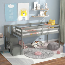 Load image into Gallery viewer, Loft Bed With Staircase
