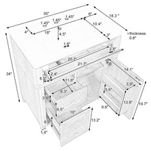 Load image into Gallery viewer, Bathroom Vanity With Sink, Flip Out Drawer, 2 Soft Close Drawers, 1 Soft Close Door - Wood
