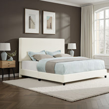 Load image into Gallery viewer, Platform Bed &amp; Upholstered Headboard
