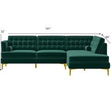 Load image into Gallery viewer, Brooke - Modern Design Sectional Sofa
