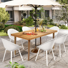 Load image into Gallery viewer, Gable Janiyah - 7 Pieces Outdoor Dining Set
