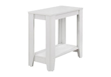 Load image into Gallery viewer, 22" Wood End Table With Shelf - White
