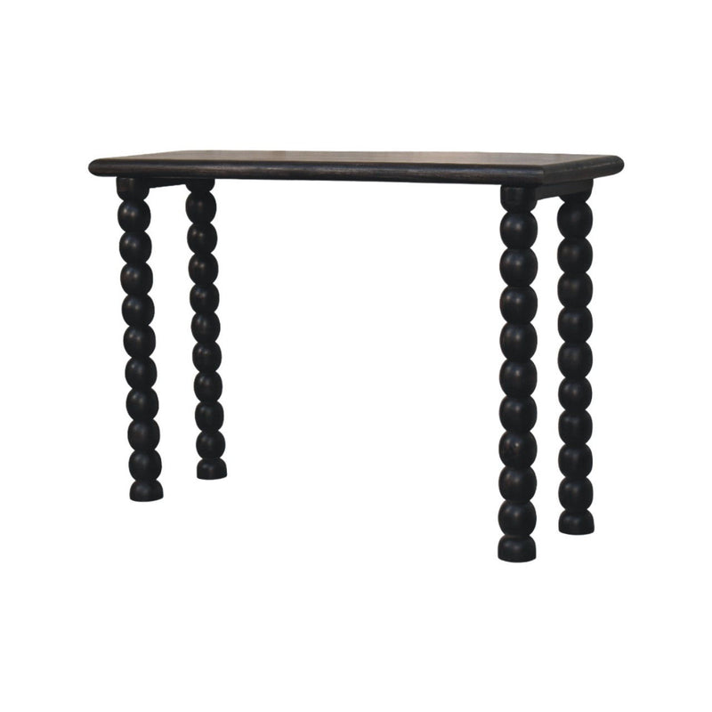 Solid Wood Console Table With Shelf With Drawer (723407) - Brown