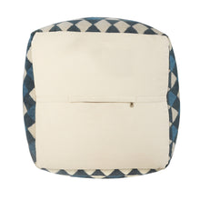 Load image into Gallery viewer, Cotton Ottoman 20" - Blue
