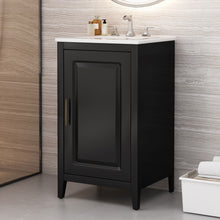 Load image into Gallery viewer, Modern Bathroom Vanity With Sink, Functional Drawer, Soft- Closing Door
