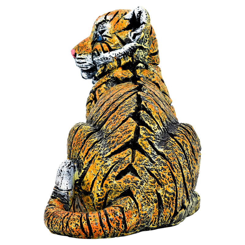 Tiger Tabletop Sculpture - Orange / White / Black
