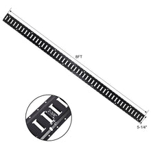 Load image into Gallery viewer, Heavy Duty E Track Tie-Down Rail Kit With O-Ring Anchors And Rope Tie Offs
