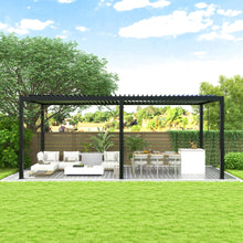 Load image into Gallery viewer, Louver Pergola Steel Louvers &amp; Frame - Black

