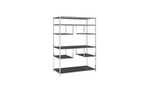 Load image into Gallery viewer, And Seven Tier Geometric Bookcase - Gray / Silver
