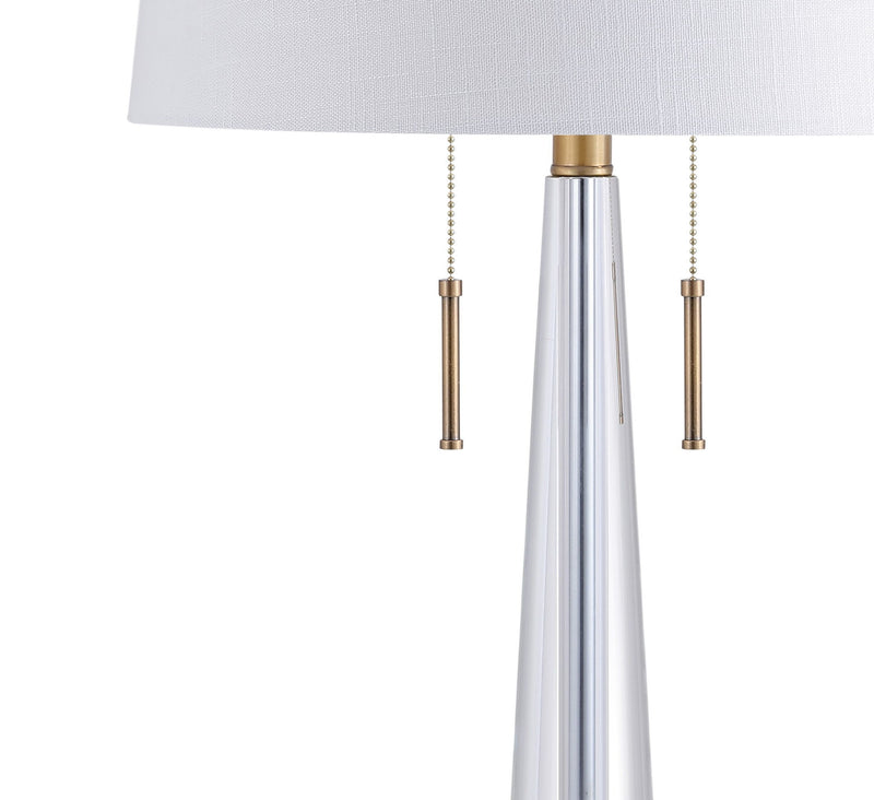 Novelty Table Lamp With Empire Shade - Clear
