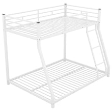 Load image into Gallery viewer, Metal Floor Bunk Bed, Twin over Full,White(OLD SKU:MF193244AAK)
