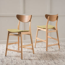 Load image into Gallery viewer, Retro Modern Counter Height Chair Set With Cushioned Seats
