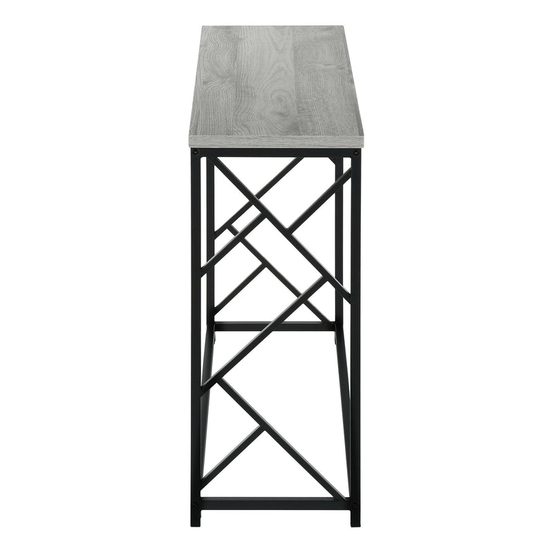 Frame Console Table - Gray And Black