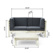 Load image into Gallery viewer, Oana - 3 Piece Love Seat Set With Coffee Table
