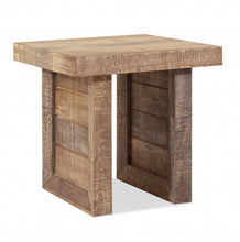 Load image into Gallery viewer, 20" Solid Wood Square End Table - Brown
