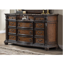 Load image into Gallery viewer, 11 Drawer Dresser - Brown / Coffee
