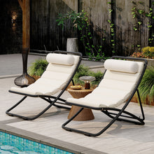 Load image into Gallery viewer, Outdoor Folding Chair With Adjustable Backrest (Set of 2)

