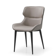 Load image into Gallery viewer, Upholstered Faux Leather Dining Side Chair - Gray
