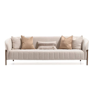 Lisbon - Sofa - Oyster / Matte Bronze