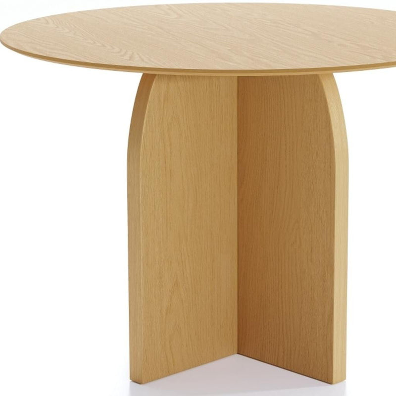 Rounded Bar Table - Brown