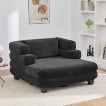 Load image into Gallery viewer, Oversized Chaise Lounge Sofa Bed With Deep Seat And Layered Armrests

