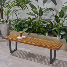 Load image into Gallery viewer, Intrinsic - Outdoor Dining Bench With Slat Top
